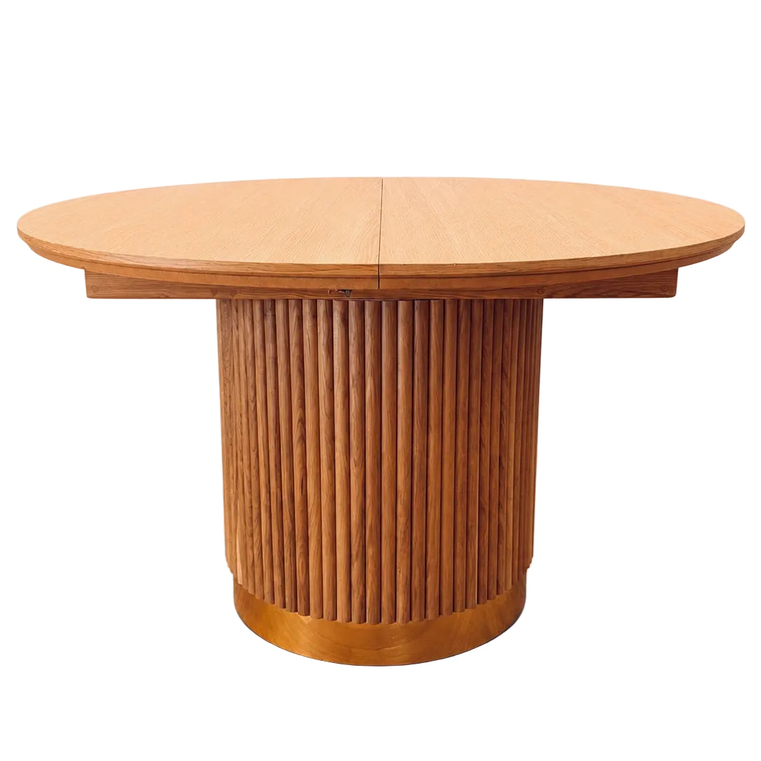 Chiara Uitschuifbare Eiken Fineer Eettafel 120 cm 