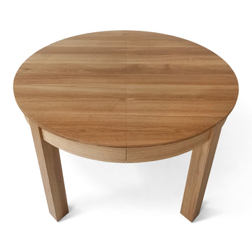 Table de salle à manger extensible Charlotte avec allonge escamotable 