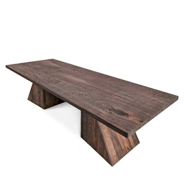 Table à manger extensible Louis en chêne charbon | S10Home