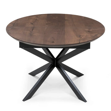 Beatrice Uitschuifbare Donkerwalnoten Eettafel | S10Home